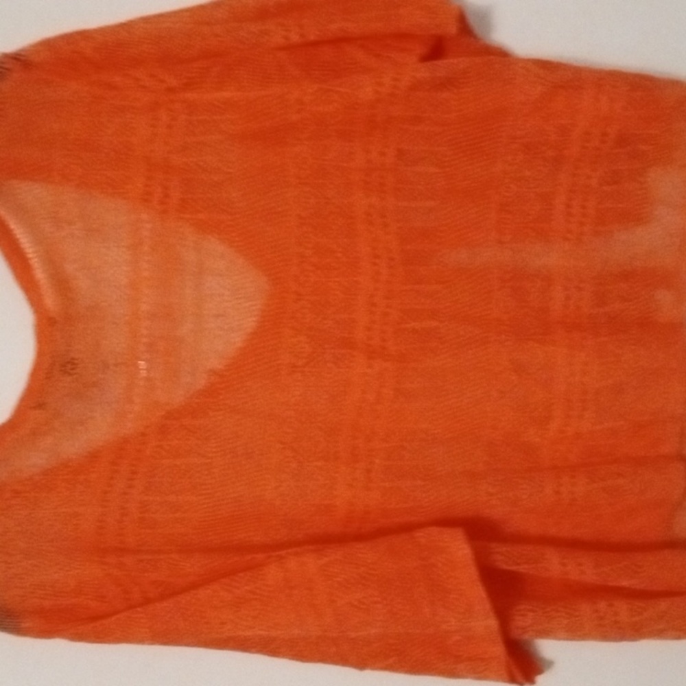 3/$50 ❤️ Denim 24/7 New Peach Shrug Size 30/32W - Picture 7 of 8